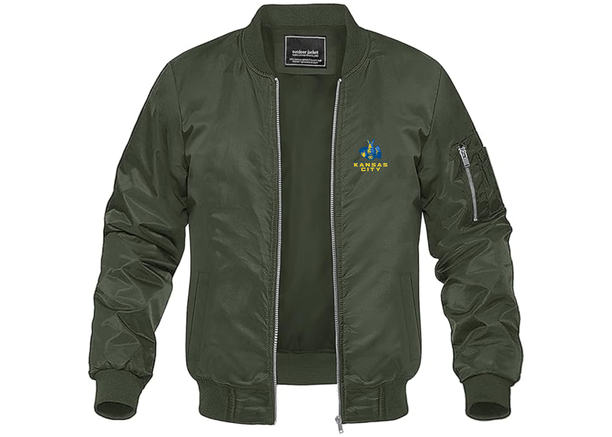 Men's UMKC Kangaroos Lightweight Bomber Windbreaker Jacket